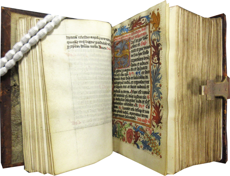 Medieval breviary book - inside